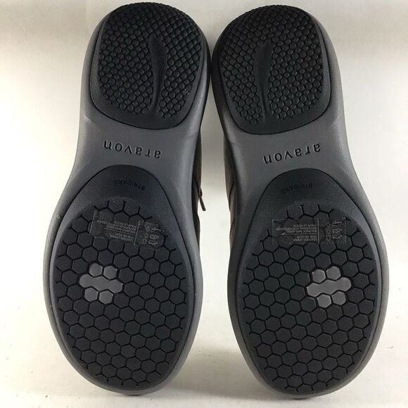 Aravon Rev Stridarc womens suede leather waterproof shoes brown size 9 B - Picture 7 of 8